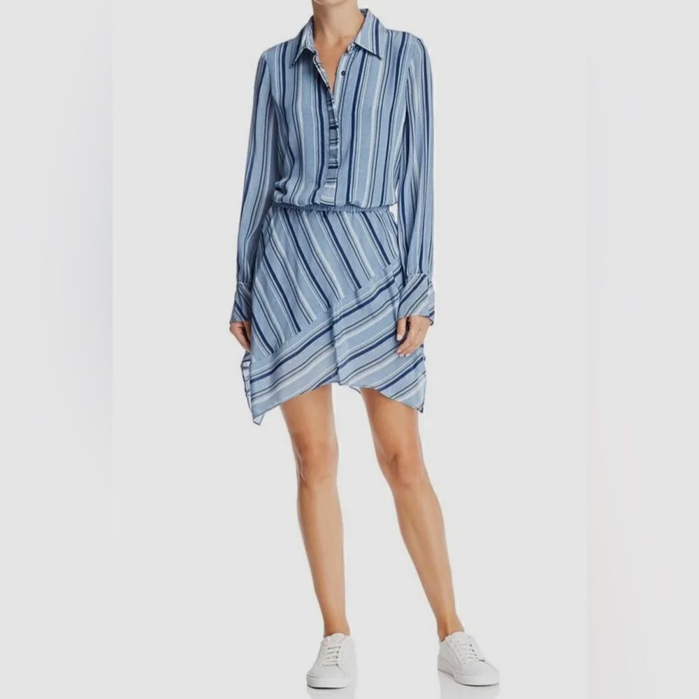 Ramy Brook Striped-Silk Dress size M